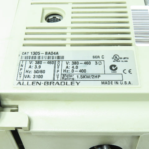 Allen-Bradley 1305-BA04A Variable Frequency VFD AC Drive 380-460V 2HP 3Ph