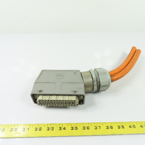 Harting PC-GF20 46-Pin Hole Female Receptacle And Housing