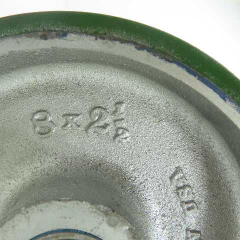 108025G5 8" x 2-1/2" Polyurethane on Iron Heavy Duty Caster Wheel