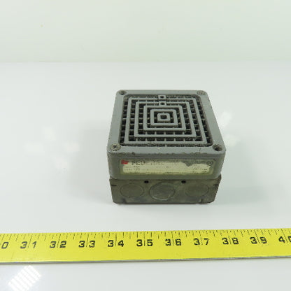 Federal Signal Model 350 Vibratone Horn 120VAC 0.22A Ser B1