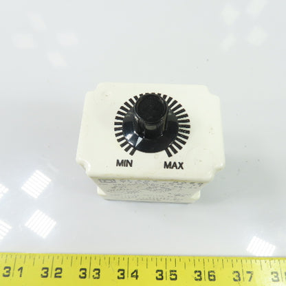 Square D 9050 JCK-11 On Delay Timing Relay 120VAC/110VDC 0.1-10 Sec W/ Base