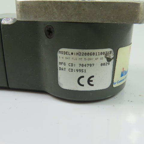Dynapar H22006011002X57 Rotary Shaft Encoder 5-26V 1/4" Shaft Flange Mount 4 Pin