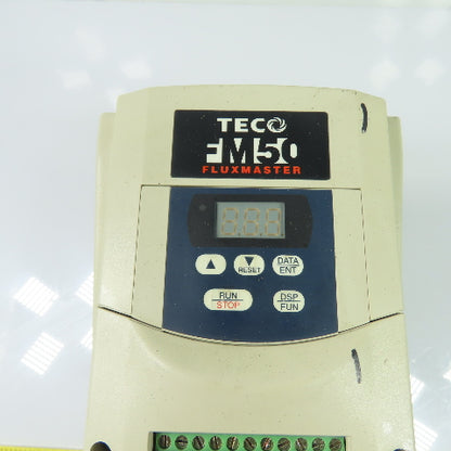TECO FM50-202-C Fluxmaster AC Drive VFD 200-240V 2HP 7.5A Output