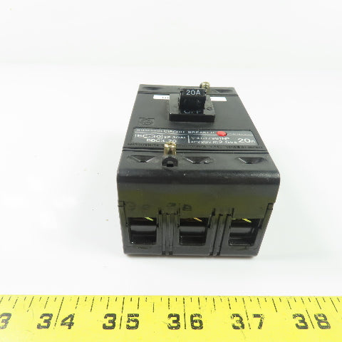 Matsushita BBC3-20 BC-30 20A 3-Pole Circuit Breaker 220VAC 3P 30AF