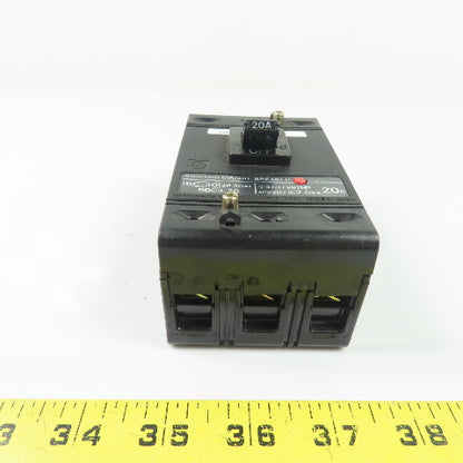 Matsushita BBC3-20 BC-30 20A 3-Pole Circuit Breaker 220VAC 3P 30AF