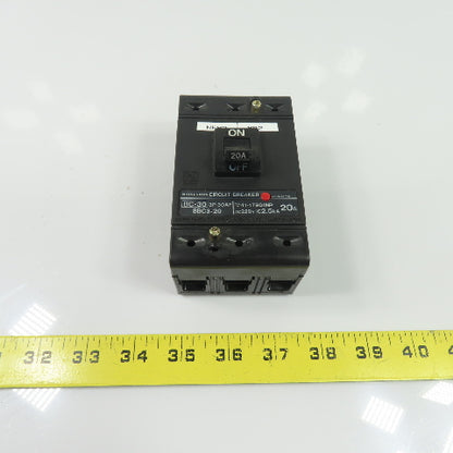 Matsushita BBC3-20 BC-30 20A 3-Pole Circuit Breaker 220VAC 3P 30AF