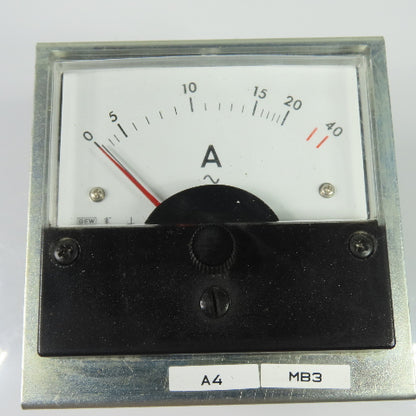 Gomi Electric J4994S Analog AC Ammeter Panel Meter 20/5A 24VDC