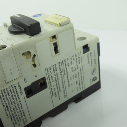Allen-Bradley 140M-C2E-B63 Manual Motor Starter W/100-C09*10 Contactor 120V Coil