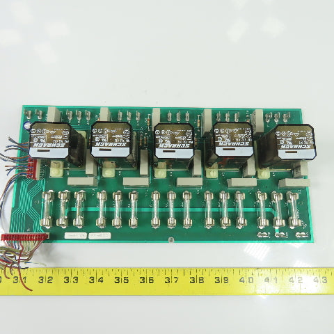 K-Tron 9191-600520B KEG01033125 Relay Fuse Circuit Board 12VDC