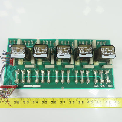 K-Tron 9191-600520B KEG01033125 Relay Fuse Circuit Board 12VDC