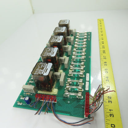 K-Tron 9191-600520B KEG01033125 Relay Fuse Circuit Board 12VDC