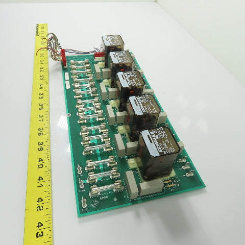 K-Tron 9191-600520B KEG01033125 Relay Fuse Circuit Board 12VDC