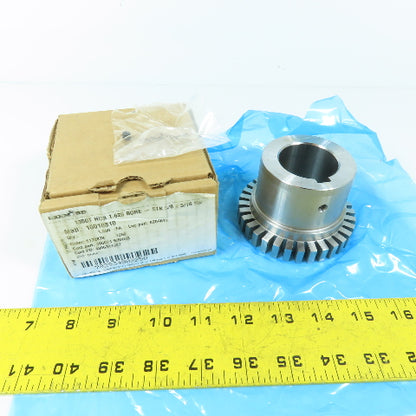 Rexnord 1050T Grid Coupling Hub 1.625" Bore 3/8" x 3/16" KW