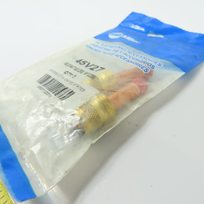 Miller 45V27 Weldcraft TIG Torch Gas Lens 1/8" 3.2mm Lot Of 2