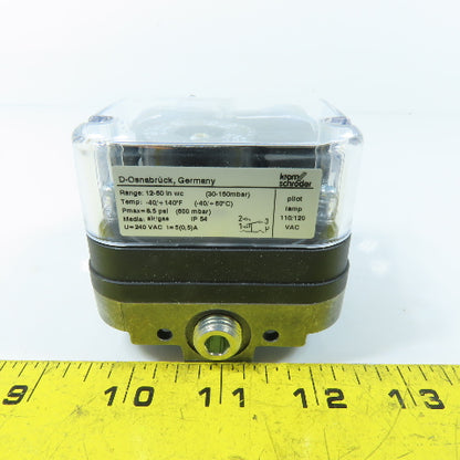 Kromschroder 84447832 DG150T Gas Pressure Switch 12-60 in. wc