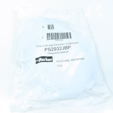 Parker PS2932JBP Form C Molded Solenoid Connector w/ 2M Cable