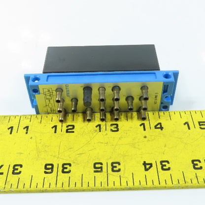 Festo 101495 VZ-3-PK-3 Pneumatic Time Delay Valve 3/2 NC 2.5-8 Bar