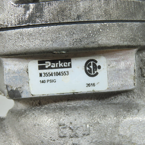 Parker N3554104553 High Speed Poppet Pneumatic Valve 3-Way NC 1/2" NPT 140 PSI
