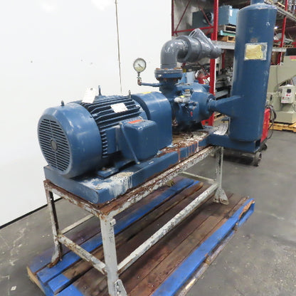 Nash SC5 Liquid Ring Vacuum Pump Skid 25HP 1180RPM 3Ph 230/460V