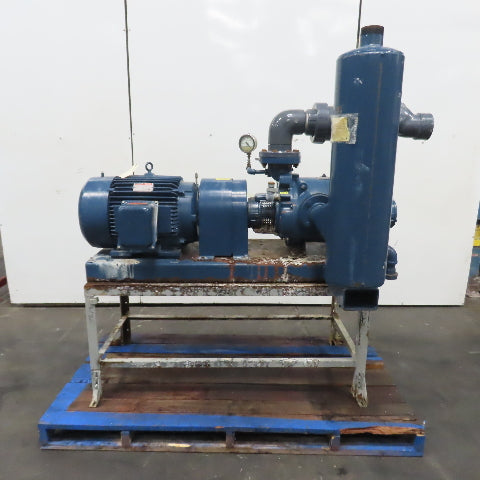 Nash SC5 Liquid Ring Vacuum Pump Skid 25HP 1180RPM 3Ph 230/460V