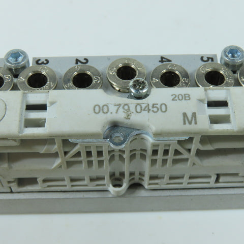 Camozzi 00.79.0450 HP1V-10-35S01 Pneumatic Valve Island Subbase Manifold