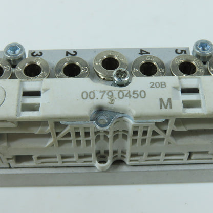 Camozzi 00.79.0450 HP1V-10-35S01 Pneumatic Valve Island Subbase Manifold