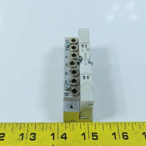 Camozzi 00.79.0450 HP1V-10-35S01 Pneumatic Valve Island Subbase Manifold