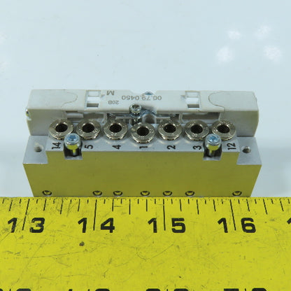 Camozzi 00.79.0450 HP1V-10-35S01 Pneumatic Valve Island Subbase Manifold