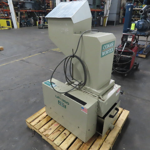Conair Wortex LP350 3Hp TopFeed Plastic Recycle Granulator 1/4"Mesh 3Ph 230/460V