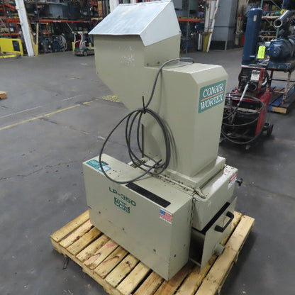 Conair Wortex LP350 3Hp TopFeed Plastic Recycle Granulator 1/4"Mesh 3Ph 230/460V