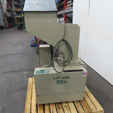 Conair Wortex LP350 3Hp TopFeed Plastic Recycle Granulator 1/4"Mesh 3Ph 230/460V