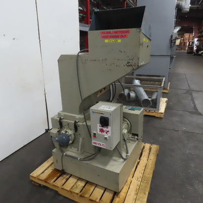 Conair Wortex LP350 3Hp TopFeed Plastic Recycle Granulator 1/4"Mesh 3Ph 230/460V