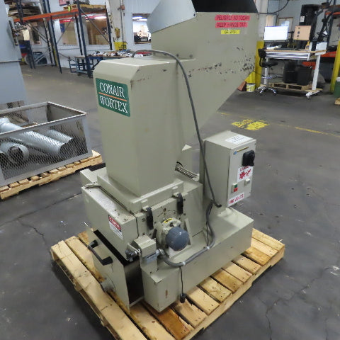 Conair Wortex LP350 3Hp TopFeed Plastic Recycle Granulator 1/4"Mesh 3Ph 230/460V