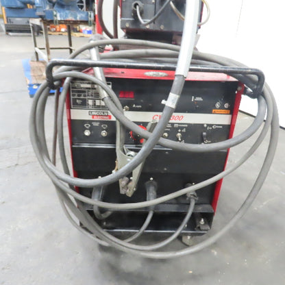 Lincoln CV-300 400A MIG Welder 230/460V 3PH W/ LN-7 Feeder &Wheel Package Tested
