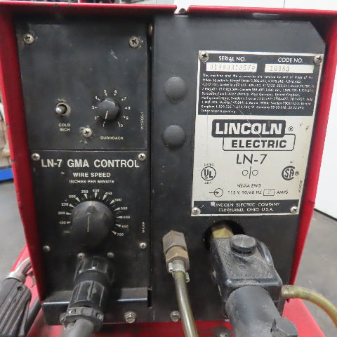 Lincoln CV-300 400A MIG Welder 230/460V 3PH W/ LN-7 Feeder &Wheel Package Tested