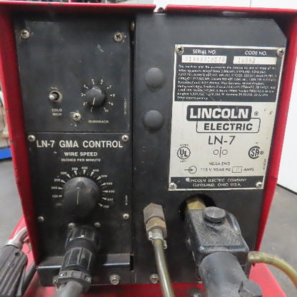 Lincoln CV-300 400A MIG Welder 230/460V 3PH W/ LN-7 Feeder &Wheel Package Tested