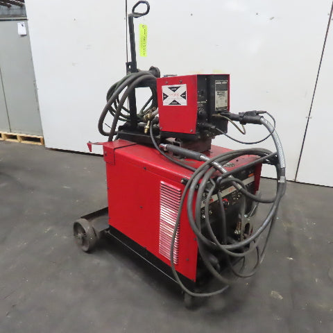 Lincoln CV-300 400A MIG Welder 230/460V 3PH W/ LN-7 Feeder &Wheel Package Tested