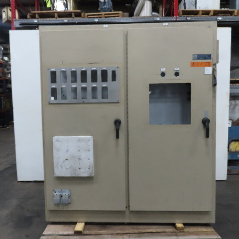 Hoffman A-90XM7818FTC 90"x78.5x18"Free Standing Electrical Enclosure W/Backplate