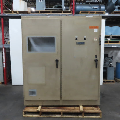 Hoffman A-90XM7818FTC 90"x78.5x18"Free Standing Electrical Enclosure W/Backplate