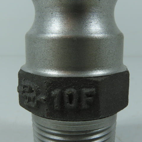 10F Type F Camlock Fitting 1" Male Cam x 1" Male NPT Hose Adapter