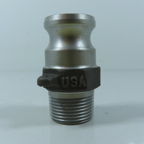 10F Type F Camlock Fitting 1" Male Cam x 1" Male NPT Hose Adapter