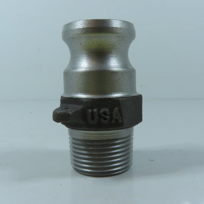 10F Type F Camlock Fitting 1" Male Cam x 1" Male NPT Hose Adapter