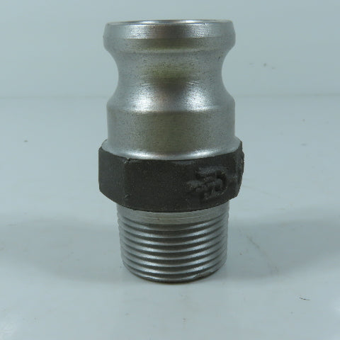 10F Type F Camlock Fitting 1" Male Cam x 1" Male NPT Hose Adapter