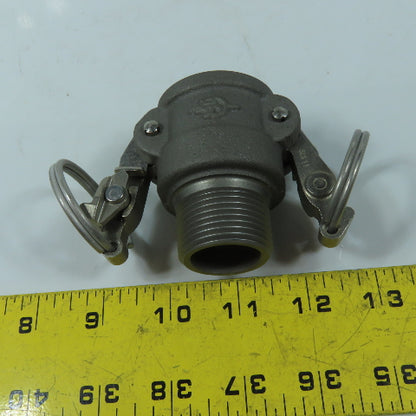 PT Coupling 10B Type B Camlock Coupler 1" Female Cam x 1" Male NPT Hose Fitting