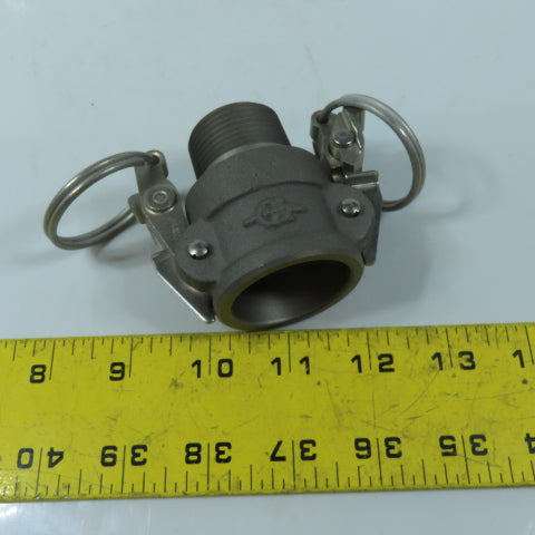 PT Coupling 10B Type B Camlock Coupler 1" Female Cam x 1" Male NPT Hose Fitting