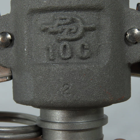 PT Coupling 10C Type C Camlock Coupler 1" Female Cam x 1" Hose Barb Fitting