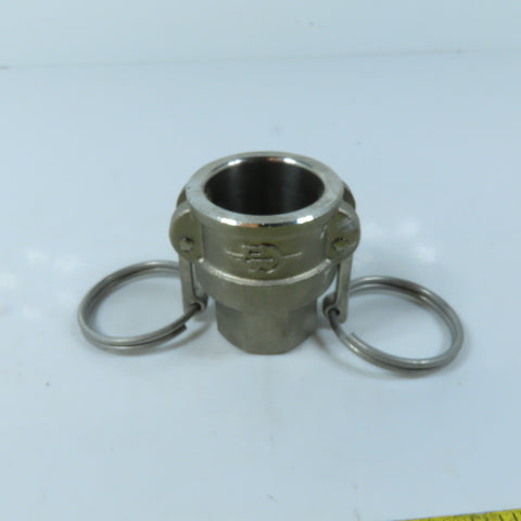 PT Coupling 10D Type D Camlock Coupler 1" Female Cam x 1" Female NPT