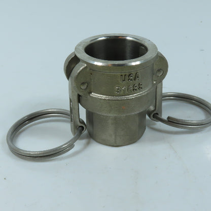PT Coupling 10D Type D Camlock Coupler 1" Female Cam x 1" Female NPT