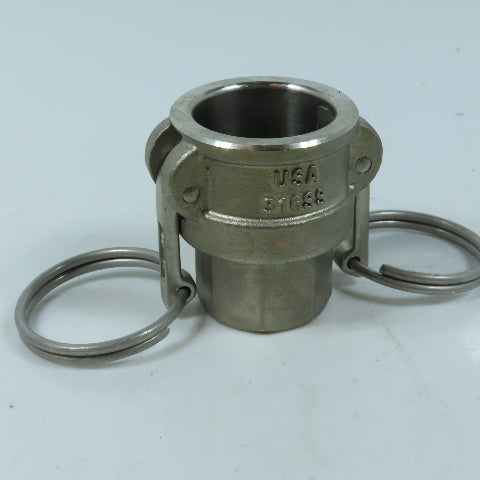 PT Coupling 10D Type D Camlock Coupler 1" Female Cam x 1" Female NPT