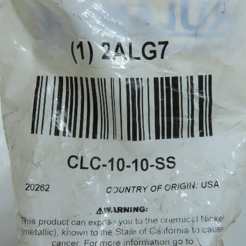 Ruland CLC-10-10-SS 5/8" Stainless Steel Split Shaft Coupling